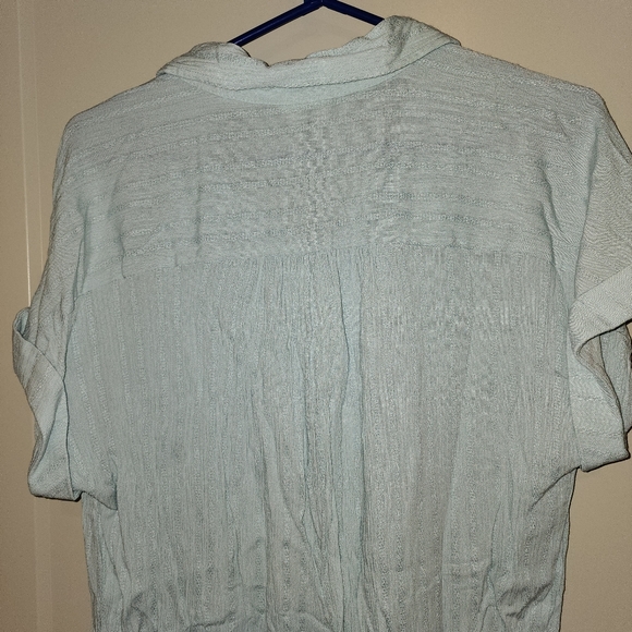 Baby Blue Button Up - Picture 3 of 3